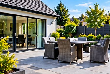Porcelain Patio Installation