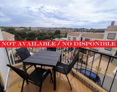 LJ00124 – Lovely top floor 3 bedroom, 1 bathroom apartment on Marina del Mar phase 1 with shared pool